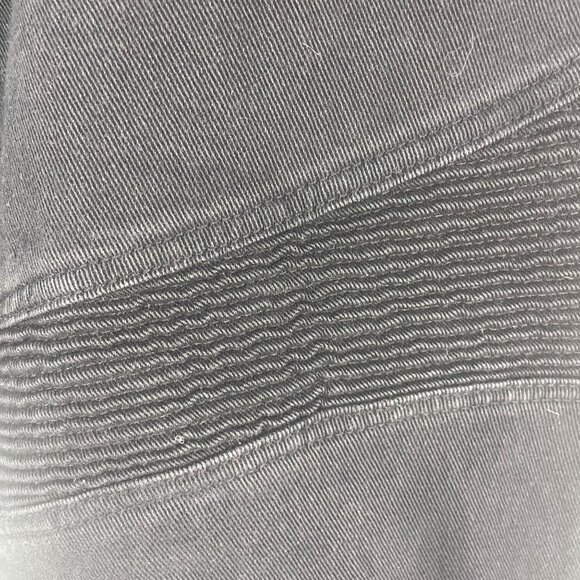 MCMXXXIII VTG Mens Black Denim Biker Jeans‎ SZ 42x32 Zippered Pockets Y2K  Moto - Picture 4 of 11